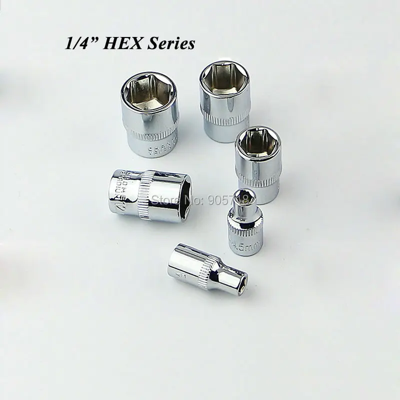 6.35mm and 12.7mm 94pcs Key Ratchet Wrench Car Repairing Tools Kit 7