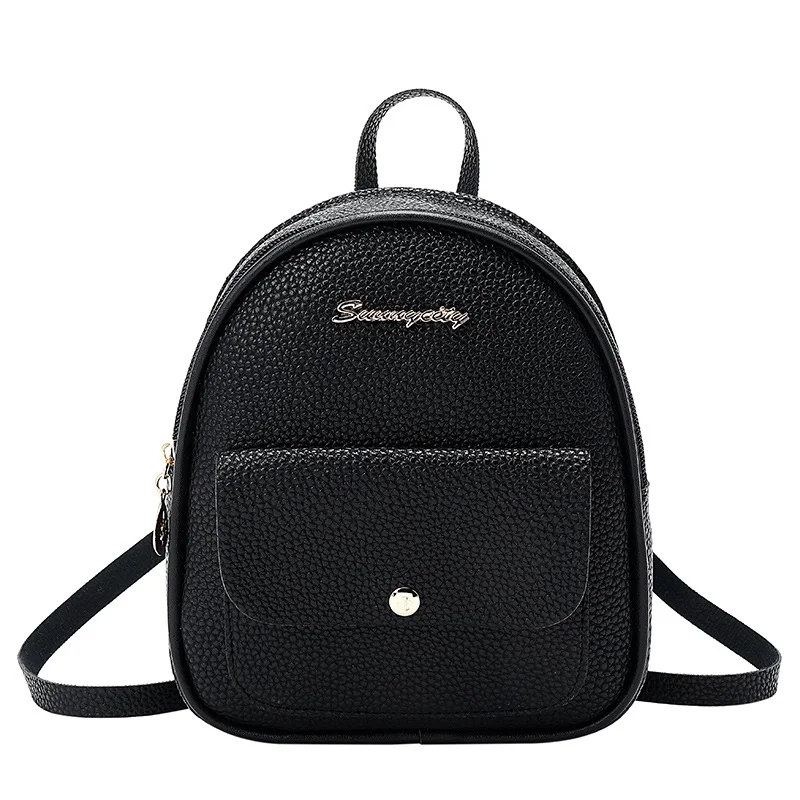 Miyahouse Женский мини-рюкзак из искусственной кожи, дизайнерский женский рюкзак, маленький дорожный рюкзак для девочек, школьный рюкзак для леди - Цвет: 4941-3