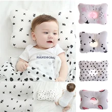 Детская подушка для малышей, дышащая подушка против скатывания, подушка для сна для новорожденных