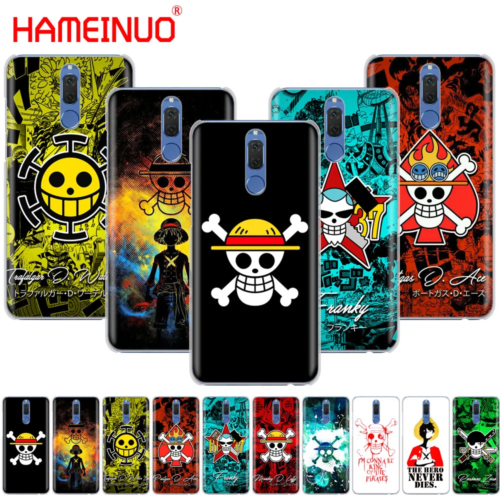 HAMEINUO one piece Пираты логотип аниме чехол для телефона для Huawei NOVA 2 2 S 3e PLUS LITE p smart enjoy 7 s mate 7 8 9 10 pro