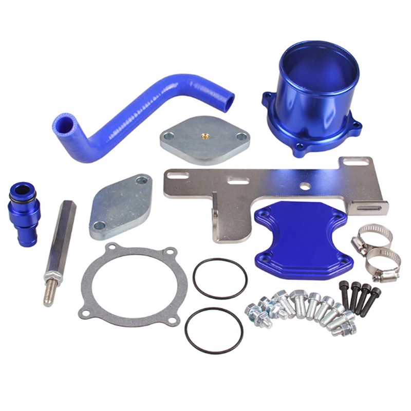 

Car Auto EGR Cooler Throttle Valve Delete Kit Fits for 10-14 Dodge Ram 6.7L For Cummins Diesel