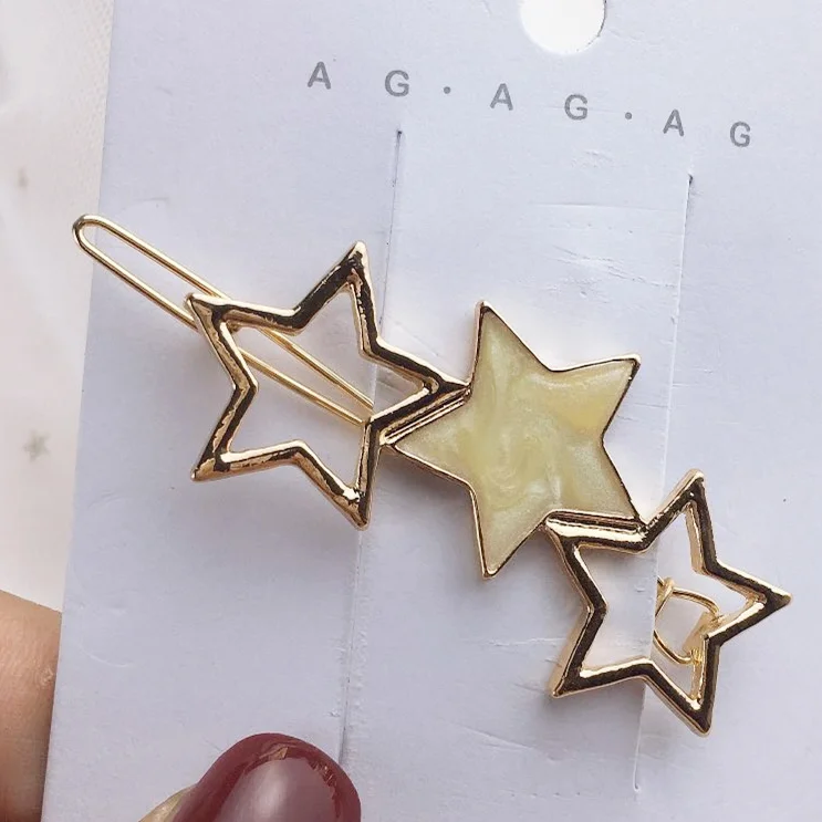 Fashion Women Acetate Hairpins Hair Ornament Macarons Hair Clip Headwear Female Hair Accessories Styling Headband - Цвет: JST3