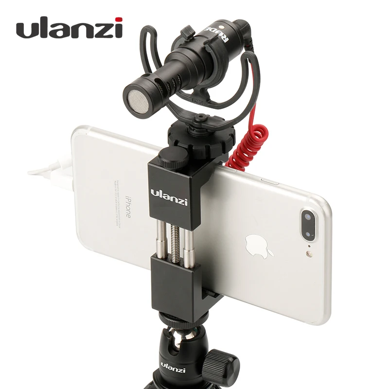 Buy Ulanzi Phone Tripod Mount Adapter with Cold Shoe Handle Rig Phone Holder
