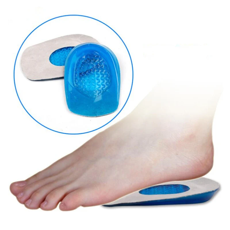 

Heel Insoles Gel Men Women Elasticity Shock Absorption Insole Shoe Inserts Silicone Half Insoles for Shoes Cushion Foot Pad