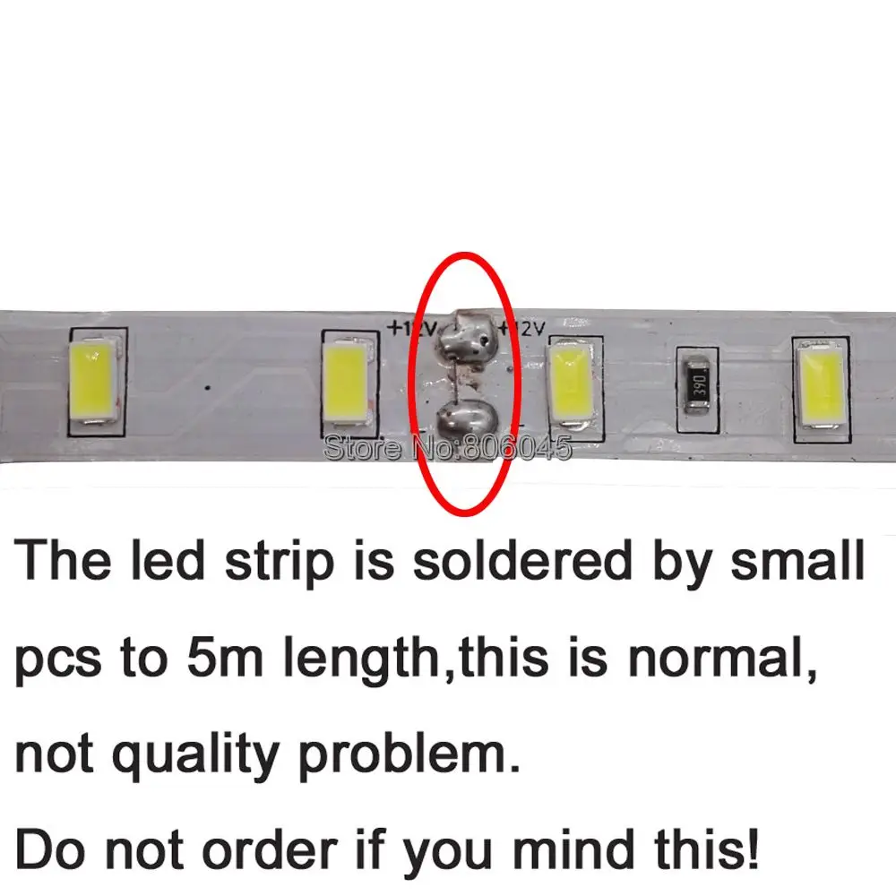 5 м 5630 5730 Светодиодная лента светильник 12 В IP20 IP65 водонепроницаемая светодиодная лента e гибкая лента SMD 300 светодиодный s холодный белый теплый белый натуральный белый
