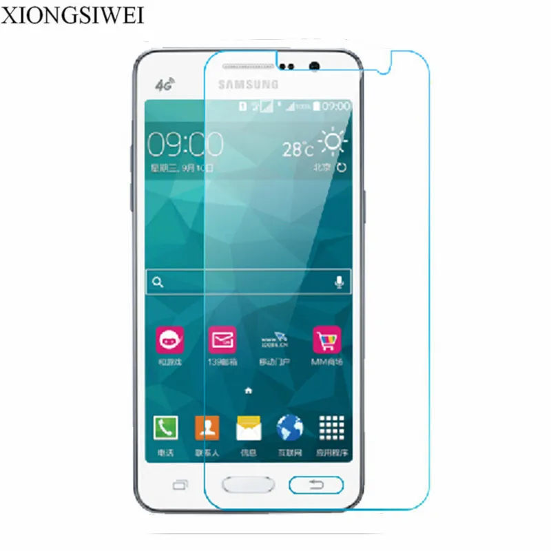 Закаленное стекло для Samsung Galaxy Grand Prime G531 G531H 2 шт. защитная пленка на экран G531F G530 G530H