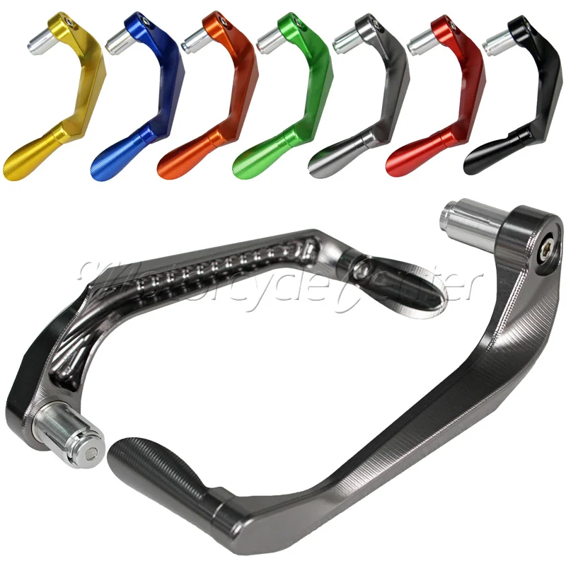 Universal 22mm Motorcycle Bar End Protective CNC Aluminum Lever Guard
