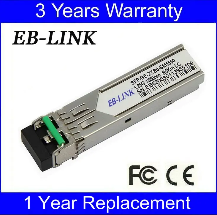 

New 3CSFP97 3com Compatible 1.25G 70km SFP Transceiver module