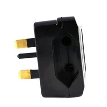 Европейский евро ЕС 2 Pin в Великобританию 3 Pin разъем адаптера мощность розетка дорожный конвертер рождественские аксессуары