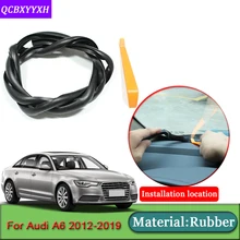 Автомобиль-Стайлинг для Ауди A6 2012- Резина Анти-Шум Звукоизолированные пыле приборной панели автомобиля Лобовое стекло щеточное автомобильные аксессуары