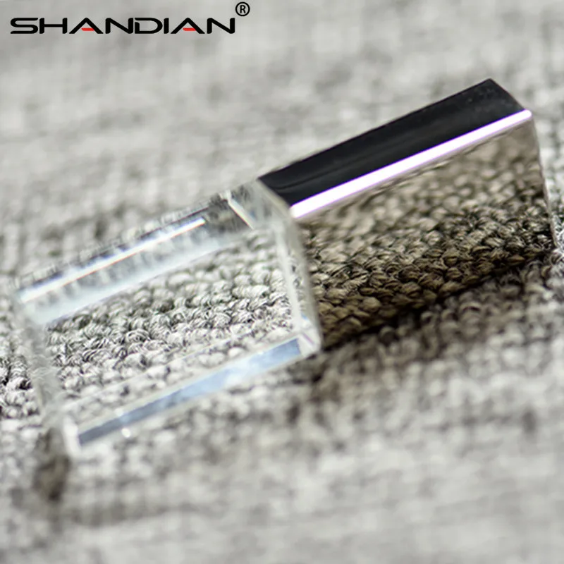 SHANDIAN Кристальный usb палочки 3D Распечатать собственный логотип 4 Гб 16GGB флеш-накопитель USB 32 Гб 64 Гб прозрачное стекло(более 10 шт бесплатный логотип