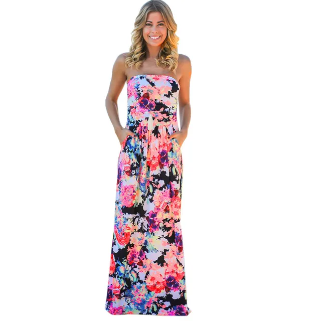 Plus Size Bandeau Dress