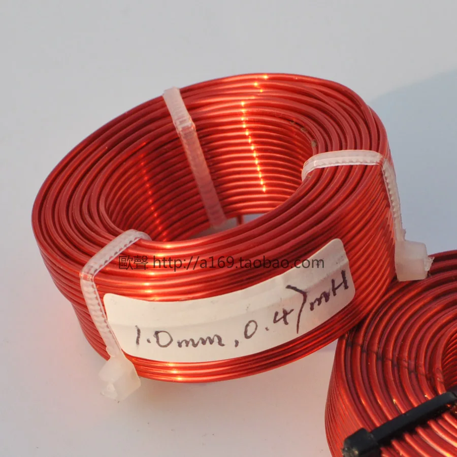 

1.0MM0.47MH hollow inductance coil oxygen free copper inductance loudspeaker box frequency divider coil