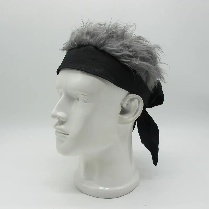 

2018 Novelty Unisex Gag Xmas Birthday Gifts Winter Hat Multiple Colors Fake Spiky Flair Hair Funny Beanies Tie Cap Cool Wig Gift