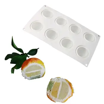 

3D Tangerine Shape Moulds Silicone Cake Mold For Ice Creams Chocolates Pastry Art Pan Dessert Bakeware Cake Decorating Tools