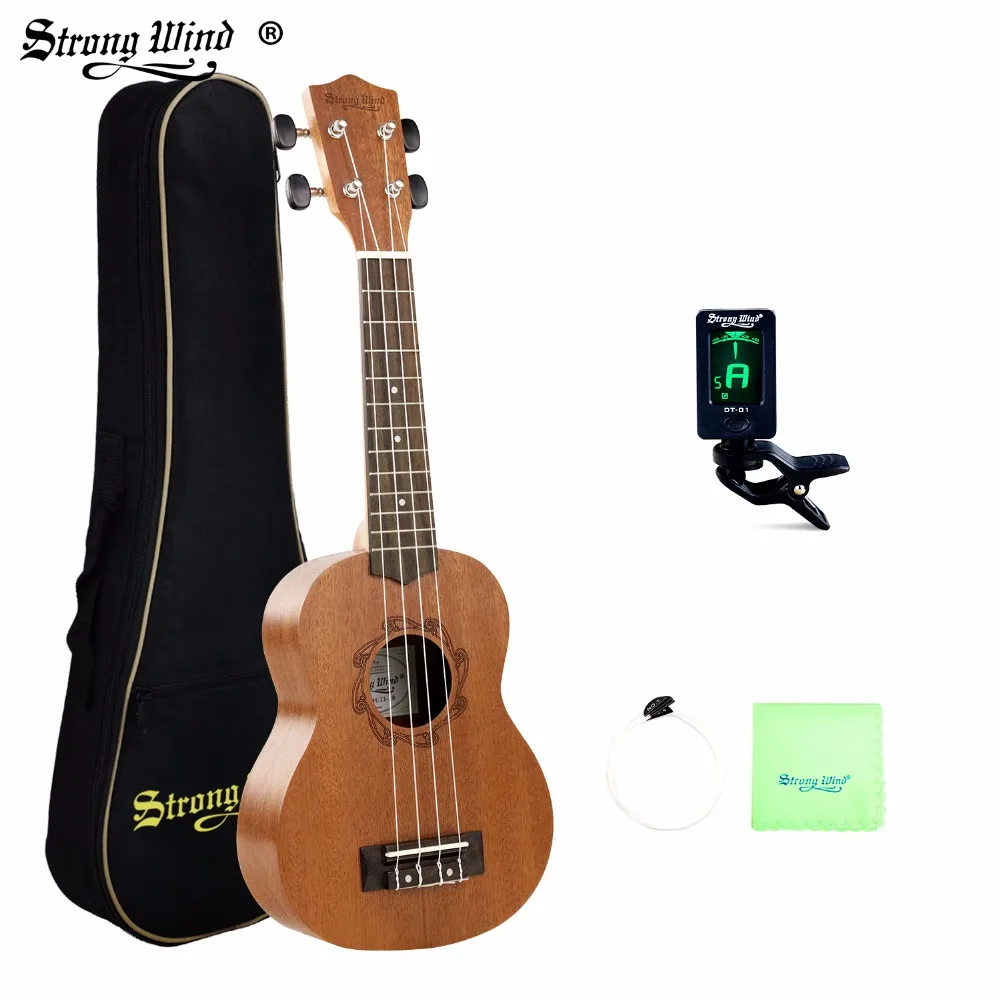 Buy Strong Wind Ukulele 21 Inch Soprano Concert Ukulele 4 Strings Guitarra