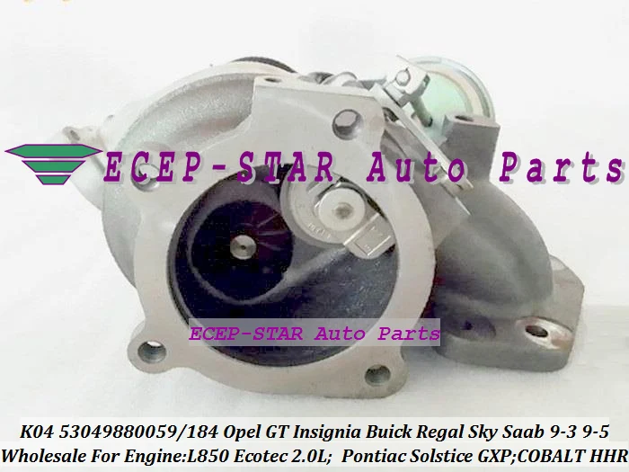 K04 53049880059 53049880184 Turbo For Opel GT Insignia Sky For Buick Regal For Saab 9-3 9-5 For Pontiac Solstice GXP L850 Ecotec 2.0L (5)