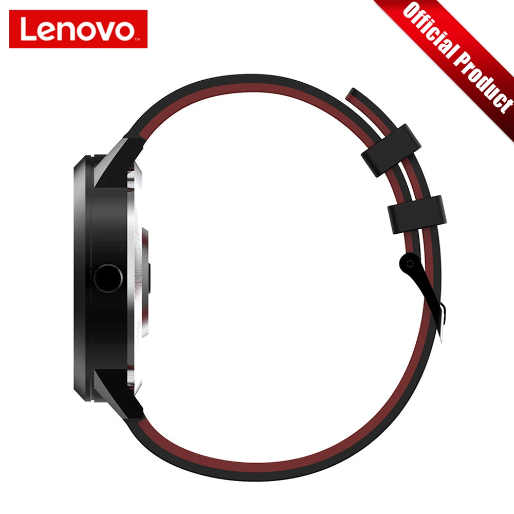Lenovo Smart Watch Watch X Sports Edition BT5.0 Luminous Pointer Smartwatch OLED Screen Double Layer Silicone Strap Wristwatch