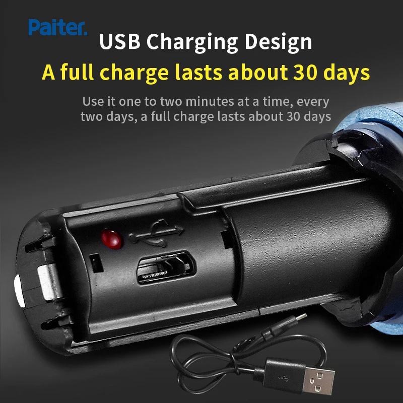  Paiter 3 in 1 Nose Trimmer Waterproof Rechargeable Portable Mens Eyebrow Trimmer Electric Hair Cutt