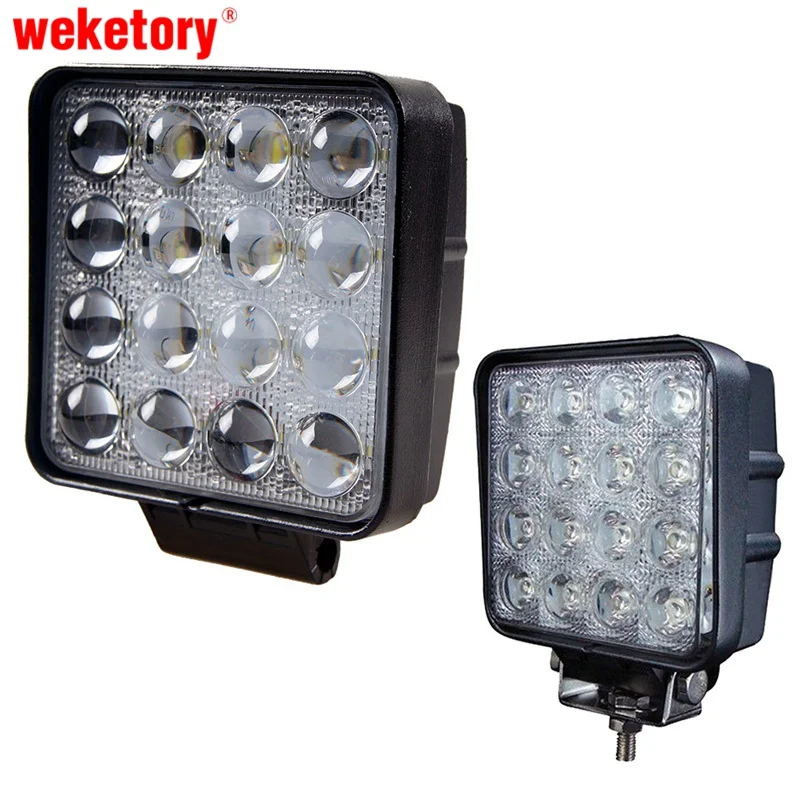weketory 48W 4 5 inch LED Work Light Flood Driving font b Lamp b font for