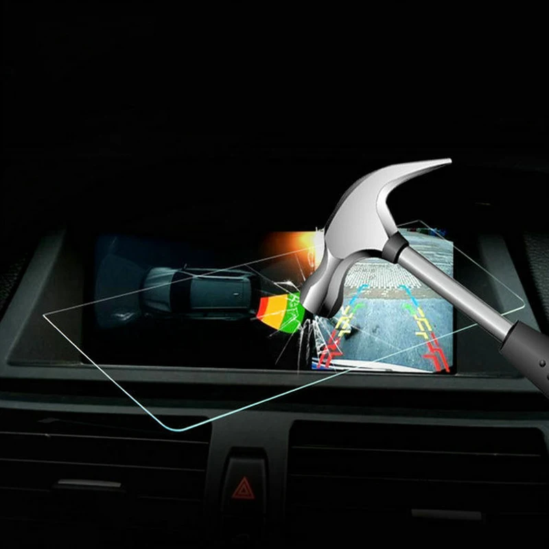 Buendeer 7 дюймов 8 для Toyota Camry 2017 2018 Автомобильная наклейка GPS навигация Закаленное