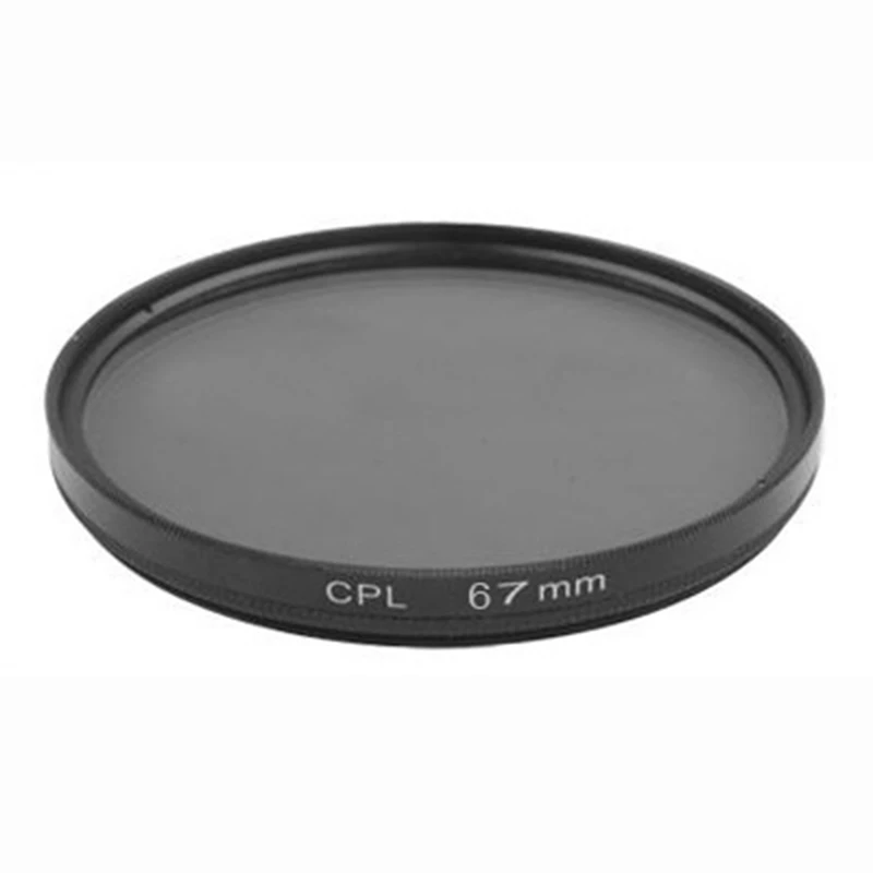 원형 편광 필터 카메라 렌즈 캐논/니콘/소니 550d 600d eos 카메라 용 67mm cpl 필터67mm cpl