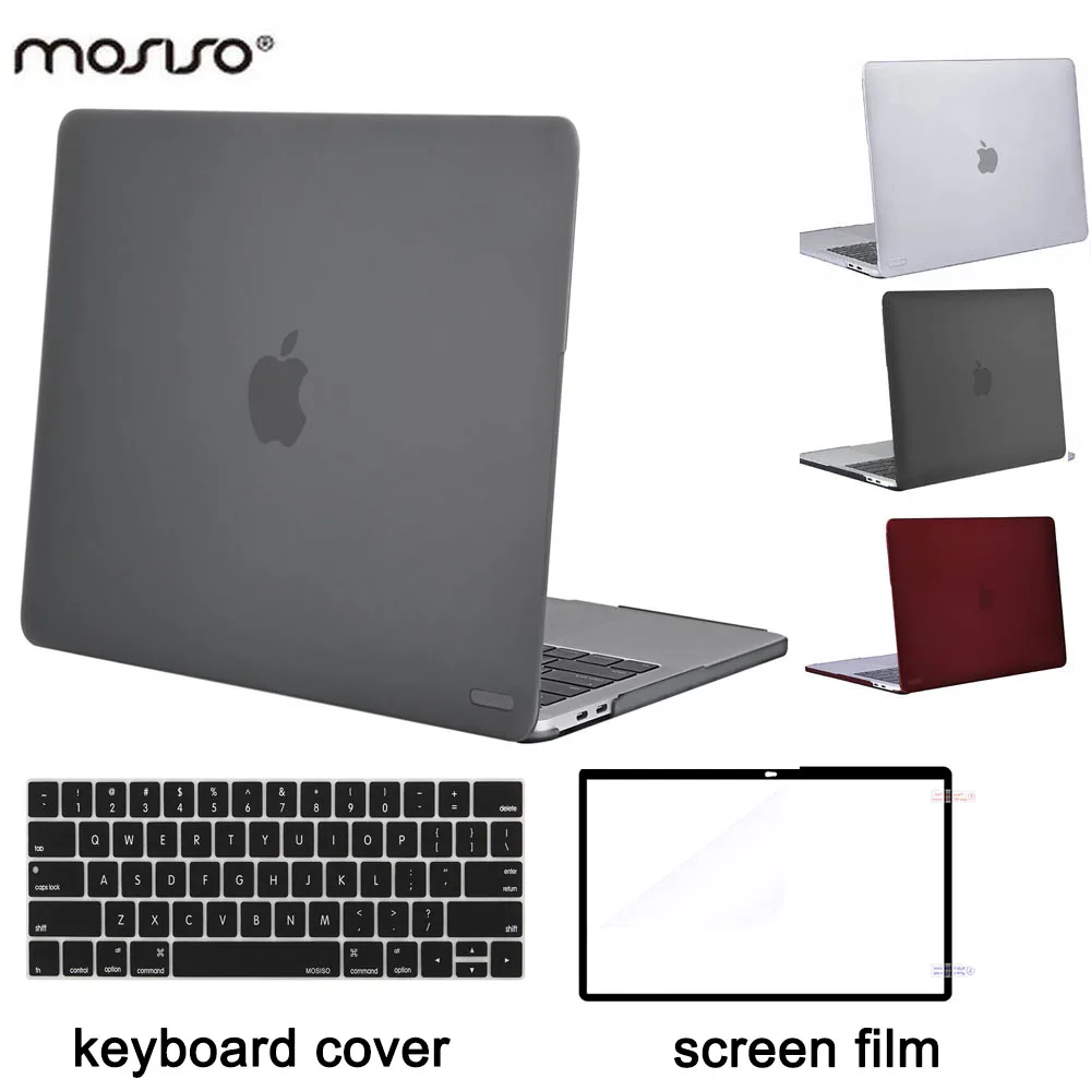 

MOSISO Laptop Accessories Plastic Hard Case for Macbook Pro13 Touch Bar Pro15 A1990 A1707 2016 2017 2018 Pro13 A1989 A1706 A1708