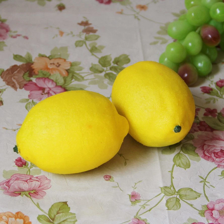 4 шт большие искусственные лимоны фрукты