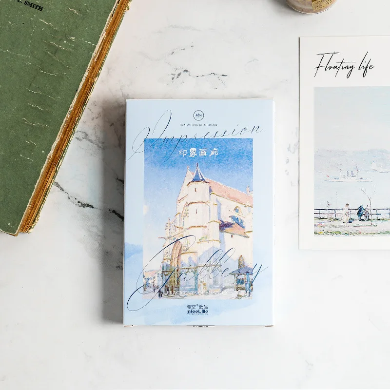 

30 Sheets/Set Photo Impression Gallery Postcard /Greeting Card/Message Card/Birthday Letter Envelope Gift Card