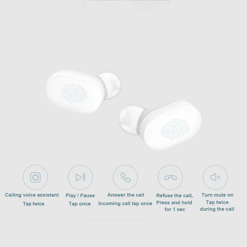 Новейший предзаказ Xiao mi AirDots TWS Bluetooth наушники стерео mi AirDots Беспроводная Bluetooth 5,0 гарнитура с mi c наушниками