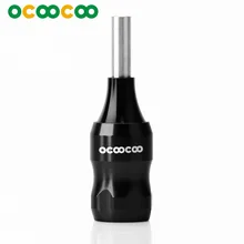 OCOOCOO SB006 нержавеющая сталь резная ручка татуировки персонажа-черный