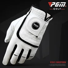 Мужские перчатки для гольфа из натуральной кожи, тренировочные спортивные перчатки для левой и правой руки, дышащие Нескользящие перчатки высокого качества D0516