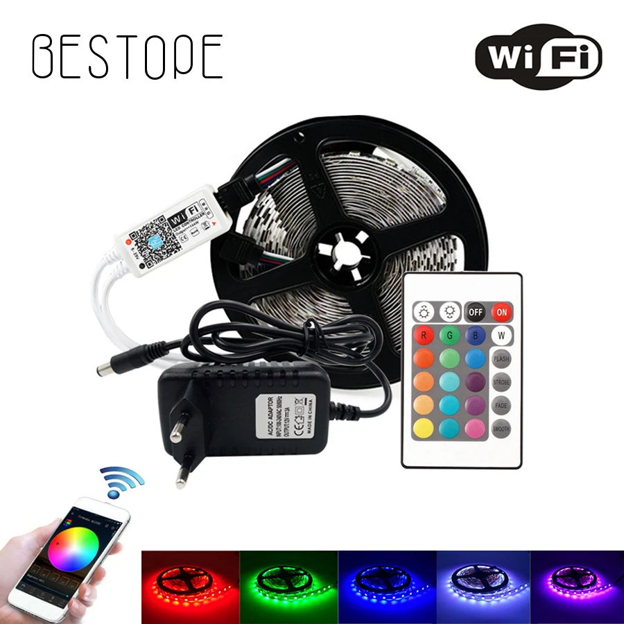 Гибкая светодиодная лента 4 5 м RGB Wi Fi 60 светодиодов/м|Светодиодные ленты| |