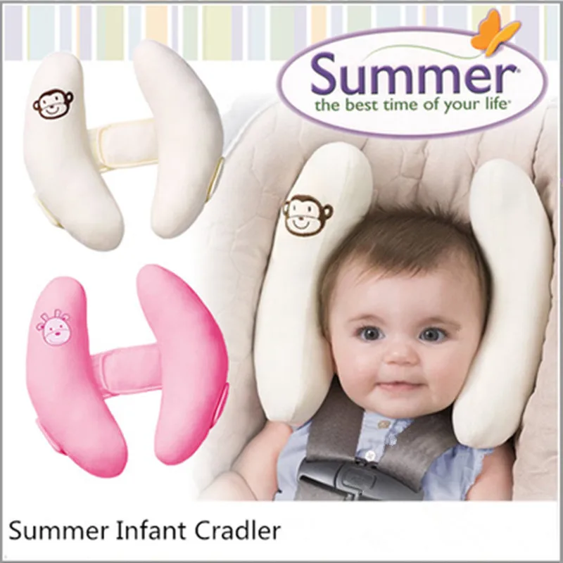 Summer Infant Adjustable Vechile Seat Head&neck Protection Pillow Stroller Accessory Pram