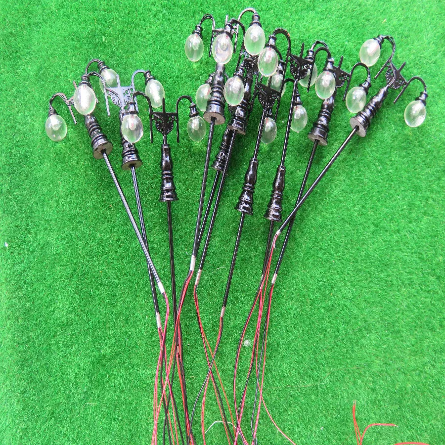 architecture model garden light in building kits toy (11)