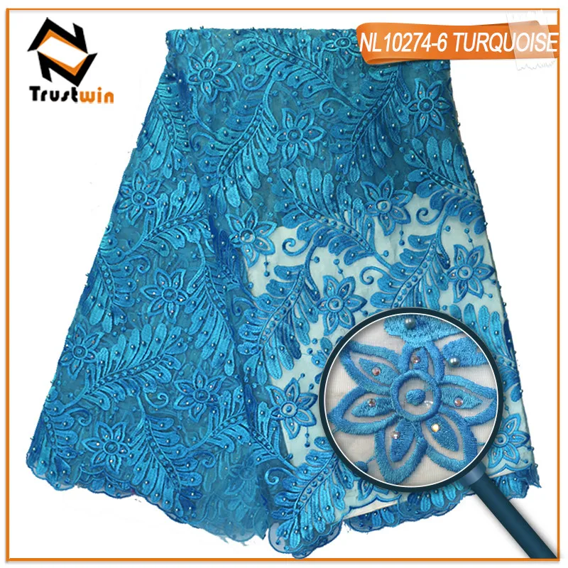 

Trustwin the Modern african ankara fabrics a fardel beaded net fabric net lace african lace fabric of NL10274 8pi