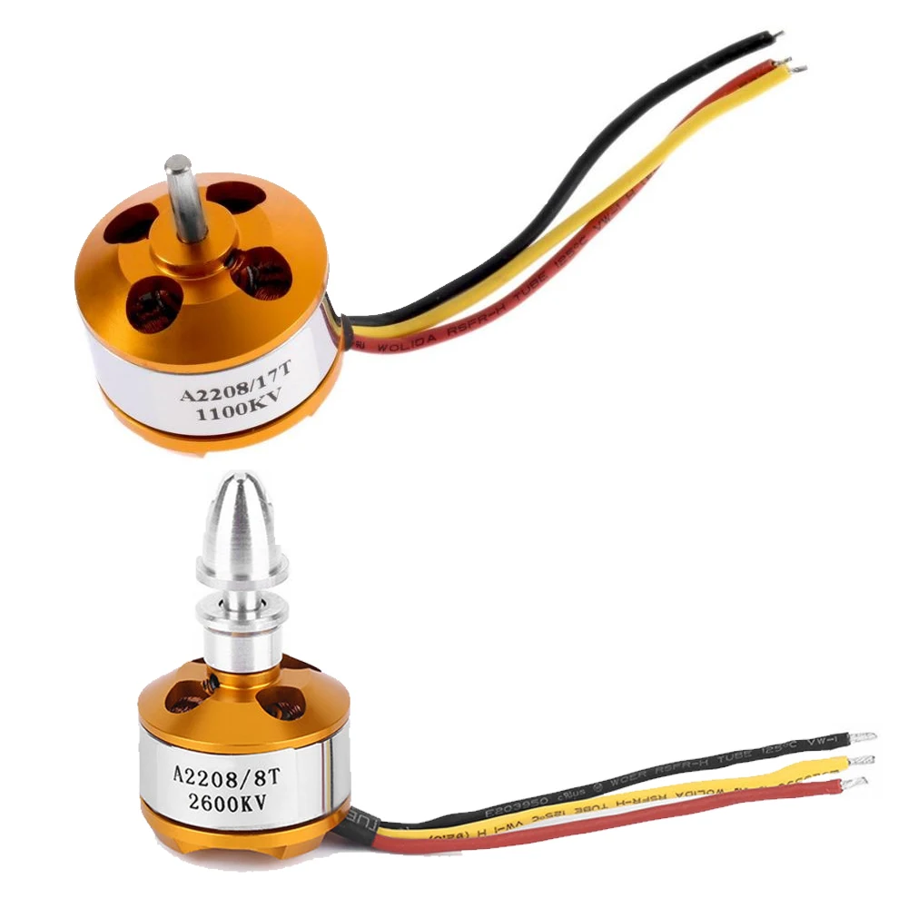 4pcs lot High quality XXD A2208 KV1100 KV1400 KV2600 Brushless DC Electric Motor for RC Airplanes