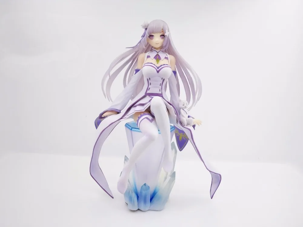 

Anime Re: Life in a different world from zero Emilia PVC Action Figures Doll Model Toys gifts with box