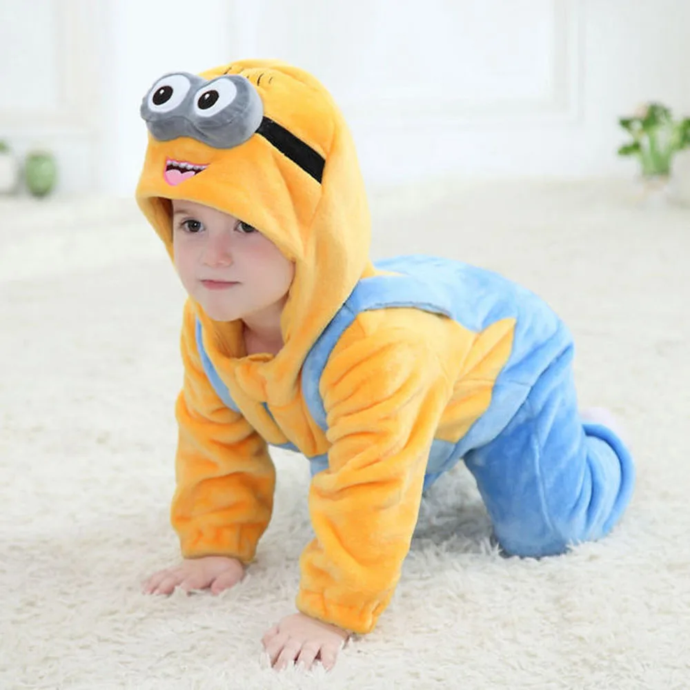 minion baby sleepsuit