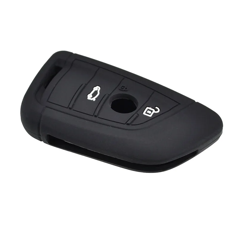 2 кнопки силиконовый Автомобильный Брелок дистанционного управления с ключом