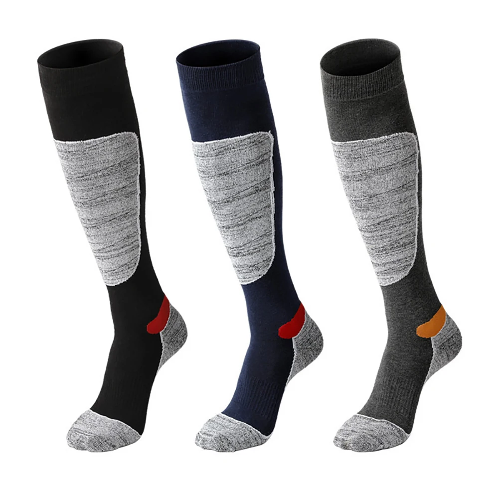 Новые теплые лыжные носки на осень и зиму толстые хлопковые спортивные носки для катания на сноуборде и пешего туризма Термо носки M& L