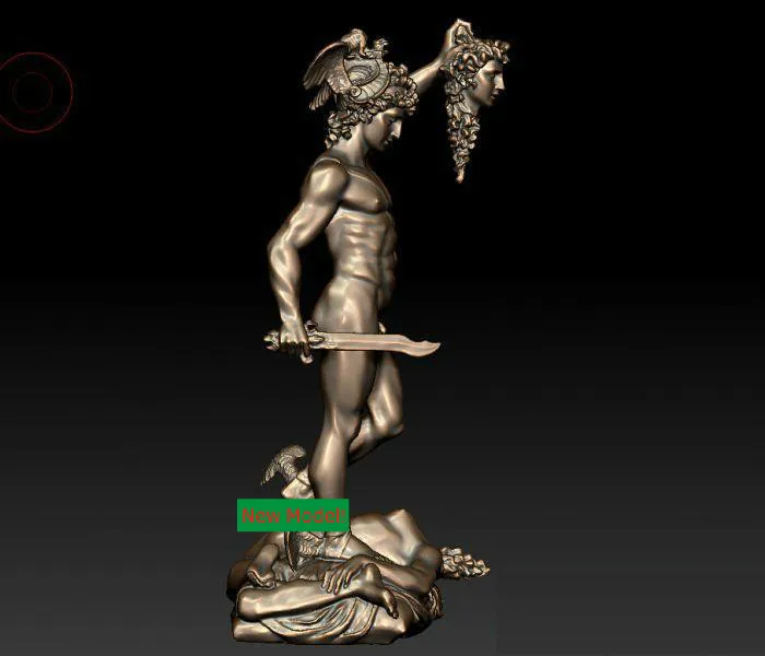 Новая модель 3D для ЧПУ или принтеров в формате STL Perseus of македоon|3d model for cnc|for cncmodel 3d |