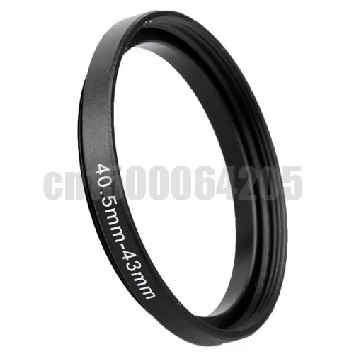 Черный шаг вверх фильтр кольцо 40,5 мм до 43 мм 40,5 мм-43 мм 40,5-43 мм