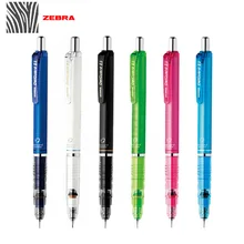 1 шт. Zebra Ma85 DelGuard механический карандаш 0,5 мм 0,3 мм 0,7 мм небьющиеся разноцветные карандаши с ластиком для школьников поставщик