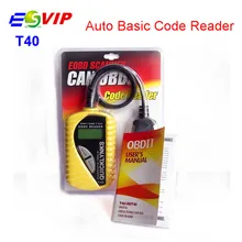 5pcs DHL free OBD2 Scanner Auto Basic Code Reader QUICKLYNKS T40 Multi-language CAN OBDII Scanner Auto Diagnostic Tool OBD2 EOBD