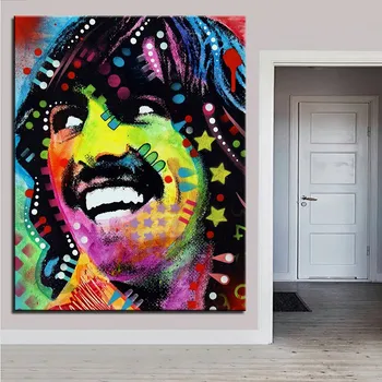 

Handmade Oil Painting Wall painting george harrison Pop art Decorative Wall Art Picture For Living Room paintng No Frame
