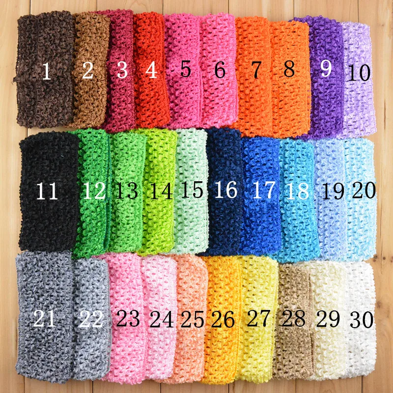 Free Shipping 20pcs/Lot 7CM Width lace Fabric Crochet Baby Girl Jewelry Headband Ornament Accessories | Украшения и аксессуары