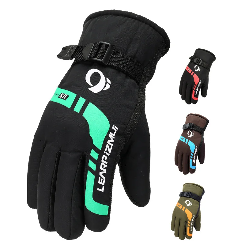 

Men Women Sports Riding Motorcycle Snowboard Ski Gloves Waterproof Heated Winter Warm Skiing Gloves Windproof Thickening