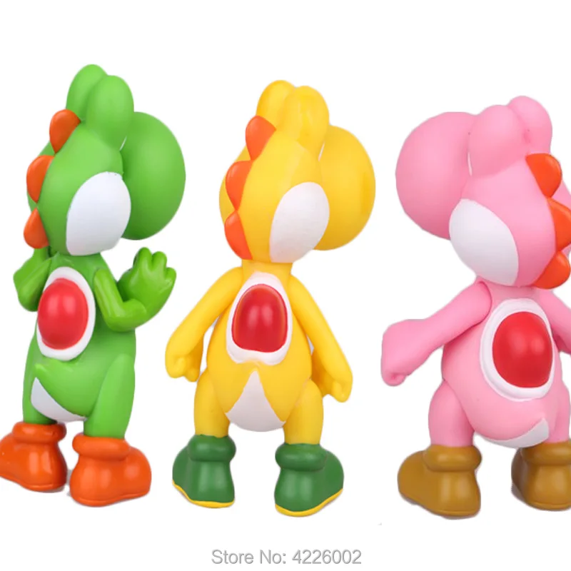 10cm Super Mario Bros Luigi Green Yoshi PVC Action Figures Peach Princess Toad Mushroom Miniatures Figurines Dolls Kids Toys 10cm Super Mario Bros Luigi Green Yoshi PVC Action Figures Peach Princess Toad Mushroom Miniatures Figurines Dolls Kids Toys