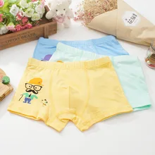 Лидер продаж, 6 шт./партия, хлопковое нижнее белье для маленьких мальчиков трусы для студентов, детские трусы с рисунками, Короткие трусы для мальчиков, детские трусики, От 5 до 12 лет